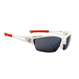 Очки велосипедные KELLYS WRAITH, оправа белая, линзы 2 штуки, футляр, Sunglasses KELLYS Wraith - Shiny White, изображение  - НаВелосипеде.рф