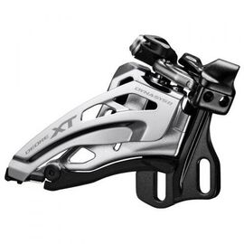 Переключатель передний SHIMANO XT M8020-E, E тип, side-swing, 2X11, верхняя тяга, IFDM8020E6X, изображение  - НаВелосипеде.рф