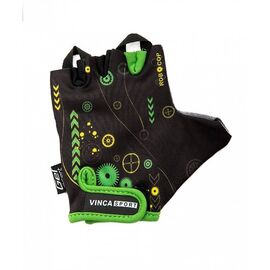 Велоперчатки детские Vinca sport VG 936 child robocop, черные, Вариант УТ-00021870: Размер: 3XS, изображение  - НаВелосипеде.рф