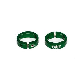 Кольца Colt Lock-On, зеленый, 2шт, ER-11, изображение  - НаВелосипеде.рф
