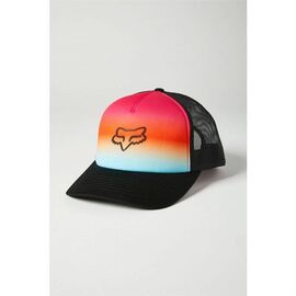 Бейсболка велосипедная Fox Pyre Trucker, женская, Atomic Punch, 2021, изображение  - НаВелосипеде.рф