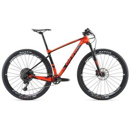 Горный велосипед Giant XTC Advanced 29er 1 29" 2018, 80036216, Вариант УТ-00272325: Рама: L (Рост: 180-188 см), Цвет: матовый ярко-красный/глянцевый карбон /черный, изображение  - НаВелосипеде.рф