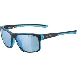 Очки велосипедные Alpina Lino I, солнцезащитные, Black/Blue Transparent Matt/Blue Mirror, 2021, A8664332, изображение  - НаВелосипеде.рф