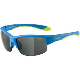 Очки велосипедные Alpina Flexxy Youth HR,  солнцезащитные, детские, Blue Matt/Lime/Black, 2021, A8652480, изображение  - НаВелосипеде.рф