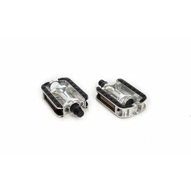 Педали TRIX CITY алюминиевые, 103x72мм, резьба 9/16", серебристые, HF-825, silver, изображение  - НаВелосипеде.рф