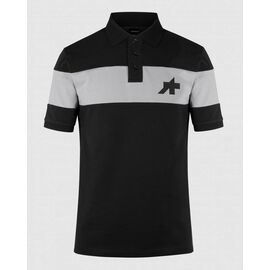 Футболка-поло велосипедная ASSOS SIGNATURE Polo, унисекс, blackSeries, 41.20.219.18.L, Вариант УТ-00273163: Размер: L, изображение  - НаВелосипеде.рф
