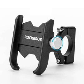 Держатель для смартфона RockBros, алюминий, черный, B2, изображение  - НаВелосипеде.рф