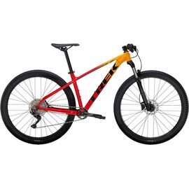 Горный велосипед Trek Marlin 7 29" 2021, Вариант УТ-00274402: Рама: L (Рост: 180.25-187.75 см), Цвет: Marigold to Radioactive Red, изображение  - НаВелосипеде.рф