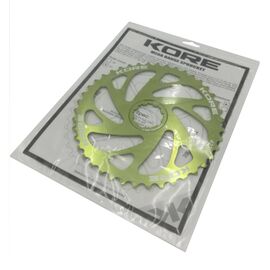 Звезда задняя Kore Rear Sprocket, 42T, 10 скоростей, зеленая, Shimano совместимая, KCRR0142EAT, изображение  - НаВелосипеде.рф