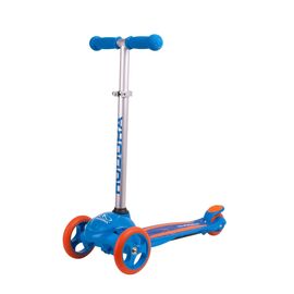 Самокат HUDORA Flitzkids 2.0, детский, трёхколёсный, складной, blau синий, 11063, изображение  - НаВелосипеде.рф
