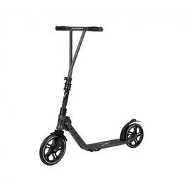 Самокат HUDORA BigWheel Generation V 230, двухколёсный, складной, нагрузка до 120 кг, серый, 14117, изображение  - НаВелосипеде.рф