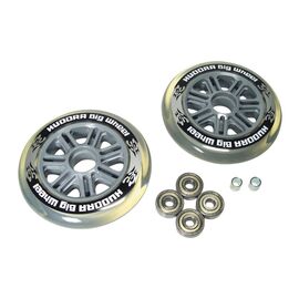 Колеса запасные для самоката HUDORA Big Wheel, 125 mm, прозрачные, 14606, изображение  - НаВелосипеде.рф