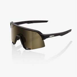 Очки велосипедные 100% S3 Soft Tact, спортивные, Black / Soft Gold Mirror Lens, 61034-258-01, изображение  - НаВелосипеде.рф