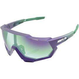 Велоочки 100% Speedtrap, спортивные, Matte Metallic Into The Fade / Blue Topaz Multilayer Mirror Lens, 61023-228-01, изображение  - НаВелосипеде.рф