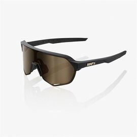 Очки велосипедные 100% S2, спортивные, Matte Black / Soft Gold Mirror Lens, 61003-258-01, изображение  - НаВелосипеде.рф