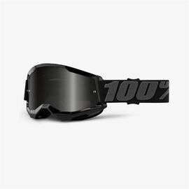 Маска велосипедная 100% Strata 2 Sand Goggle, Black / Smoke Lens, 50422-102-01, изображение  - НаВелосипеде.рф