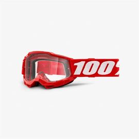 Маска велосипедная 100% Accuri 2 Youth Goggle, подростковая, Red / Clear Lens, 50321-101-03, изображение  - НаВелосипеде.рф