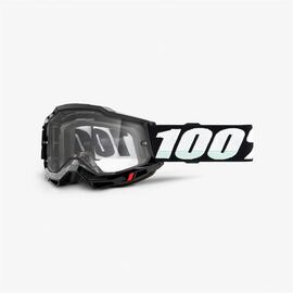 Маска велосипедная 100% Accuri 2 Enduro Goggle, Black / Clear Dual Lens, 50221-501-01, изображение  - НаВелосипеде.рф