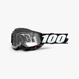 Маска велосипедная 100% Accuri 2 Goggle, Black / Clear Lens, 50221-101-01, изображение  - НаВелосипеде.рф