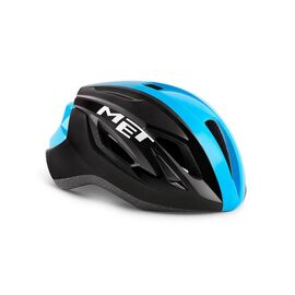 Велошлем Met Strale, Black/Cyan, 2021, 3HM107CE00MNC1, Вариант УТ-00275383: Размер: M (56/58 см), изображение  - НаВелосипеде.рф