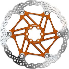 Ротор велосипедный HOPE FLOATING DISC, 203 мм, 6 болтов, оранжевый, HBSP3302036FC , изображение  - НаВелосипеде.рф
