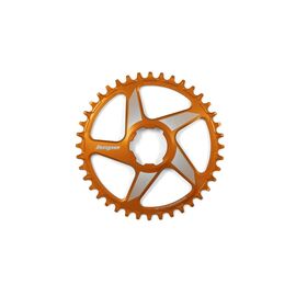 Звезда велосипедная HOPE Spiderless RX Chainring, для системы с прямым монтажом, 38T (Narrow/wide), оранжевый, RR38RXSPC, изображение  - НаВелосипеде.рф
