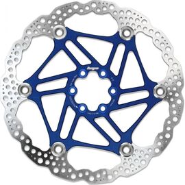 Ротор велосипедный HOPE FLOATING DISC, 203 мм, 6 болтов, синий, HBSP3302036FB, изображение  - НаВелосипеде.рф