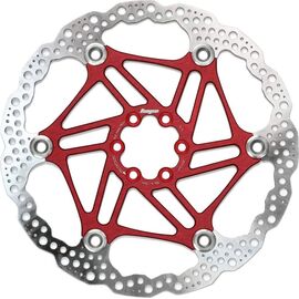 Ротор велосипедный HOPE FLOATING DISC, 203 мм, 6 болтов, красный, HBSP3302036FR, изображение  - НаВелосипеде.рф