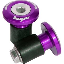 Заглушки для руля Hope Grip Doctor, комплект 2 штуки, фиолетовый, GDOCPU, изображение  - НаВелосипеде.рф