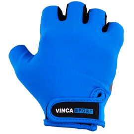 Перчатки велосипедные Vinca Sport, голубые, VG 948, Вариант УТ-00276158: Размер: L, изображение  - НаВелосипеде.рф