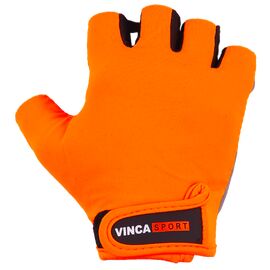 Перчатки велосипедные Vinca Sport, оранжевые, VG 948, Вариант УТ-00276160: Размер: L, изображение  - НаВелосипеде.рф