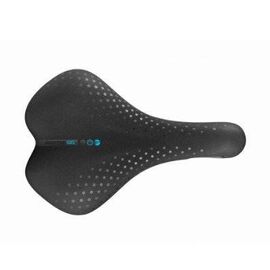Седло велосипедное Selle San Marco SPORTIVE GEL LARGE, 250x170mm, комфортное, NERO-TEL.NERO-O, 067CL003, изображение  - НаВелосипеде.рф