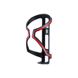 Флягодержатель велосипедный Giant AIRWAY SPORT, нейлон, матовый черный/красный, 490000136, изображение  - НаВелосипеде.рф