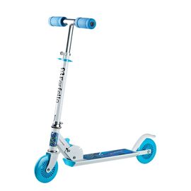 Самокат Farfello WX-S120, детский, двухколёсный, складной, колёса 125 мм, blue/white/бело-синий, изображение  - НаВелосипеде.рф