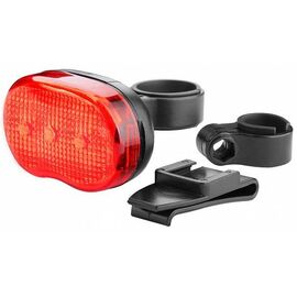 Фонарь задний STELS JY-006T 3 светодиода 3 режима красно-чёрный, 560036, изображение  - НаВелосипеде.рф