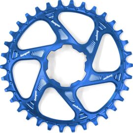 Звезда велосипедная HOPE, для системы с прямым монтажом, 32 Т, профиль узкий/широкий, офсет 3 мм, синий, RR32BHCSPB, изображение  - НаВелосипеде.рф