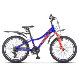 Подростковый велосипед STELS Pilot-260 Gent V010 20" 2021, Вариант УТ-00276741: Возраст: 6-9 лет (Рост: 120-135 см), Цвет: синий/зеленый, изображение  - НаВелосипеде.рф