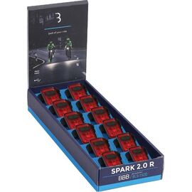 Дисплей  с велофонарями BBB Spark 2.0, задний фонарь, Black, 2021, BLS-152D, изображение  - НаВелосипеде.рф