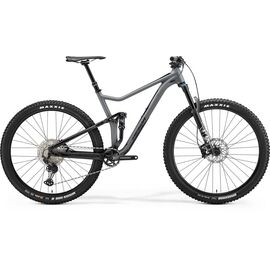 Двухподвесный велосипед Merida One-Twenty 9.700 29" 2021, Вариант УТ-00278279: Рама: XL(20.5") (Рост: 187-193 см), Цвет: MattGrey/GlossyBlack, изображение  - НаВелосипеде.рф