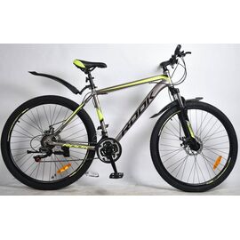 Горный велосипед Rook MA270D 27,5", Вариант УТ-00281790: Рама: one size (Рост: 150-180 см), Цвет: серый/жёлтый, изображение  - НаВелосипеде.рф