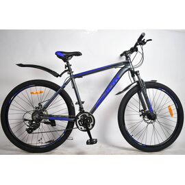 Горный велосипед Rook MA271D 27,5, Вариант УТ-00281791: Рама: one size (Рост: 150-180 см), Цвет: серый/синий, изображение  - НаВелосипеде.рф