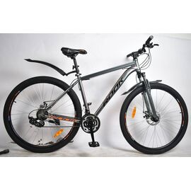 Горный велосипед Rook MA291D 29", Вариант УТ-00281794: Рама: one size (Рост: 155-185 см), Цвет: серый/оранжевый, изображение  - НаВелосипеде.рф