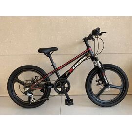 Детский велосипед Rook MD-220BK 20", Вариант УТ-00281798: Возраст: 6-9 лет (Рост: 120-135 см), Цвет: чёрный, изображение  - НаВелосипеде.рф