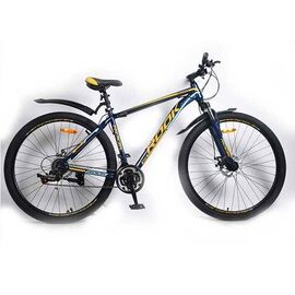 Горный велосипед Rook MS290D 29", MS290D-GY/YW, Вариант УТ-00282528: Рама: one size (Рост: 160-190 см). Цвет: серый/жёлтый, изображение  - НаВелосипеде.рф