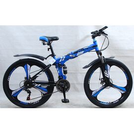 Складной велосипед Rook TS261D 26", Вариант УТ-00282543: Рама: one size (Рост: 150-180 см), Цвет: красный, изображение  - НаВелосипеде.рф