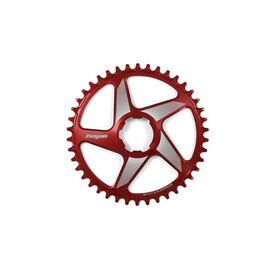 Звезда велосипедная HOPE Spiderless RX Chainring, для системы с прямым монтажом, 38Т, узкий/широкий, красный, RR38RXSPR, изображение  - НаВелосипеде.рф