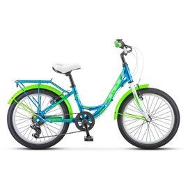 Подростковый велосипед STELS Pilot-260 Lady V010 20" 2021, Вариант УТ-00276767: Возраст: 6-9 лет (Рост: 120-135 см), Цвет: Морская-волна , изображение  - НаВелосипеде.рф