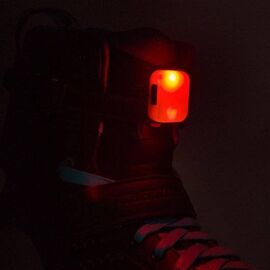 Фонарик на шнурки Powerslide Fothon Clip Red, 2021, 907050, изображение  - НаВелосипеде.рф