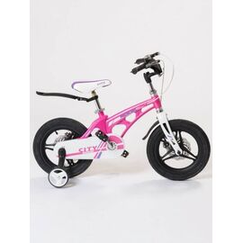 Детский велосипед Rook City 14" , Вариант УТ-00281768: Возраст: 3-4 года (Рост: 95-105 см), Цвет: розовый, изображение  - НаВелосипеде.рф
