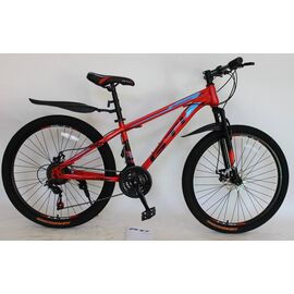 Горный велосипед Rook GTI MS261D 26", MS261D-RD-14, Вариант УТ-00281787: Рама: 14" (Рост: 135-155 см), Цвет: красный, изображение  - НаВелосипеде.рф